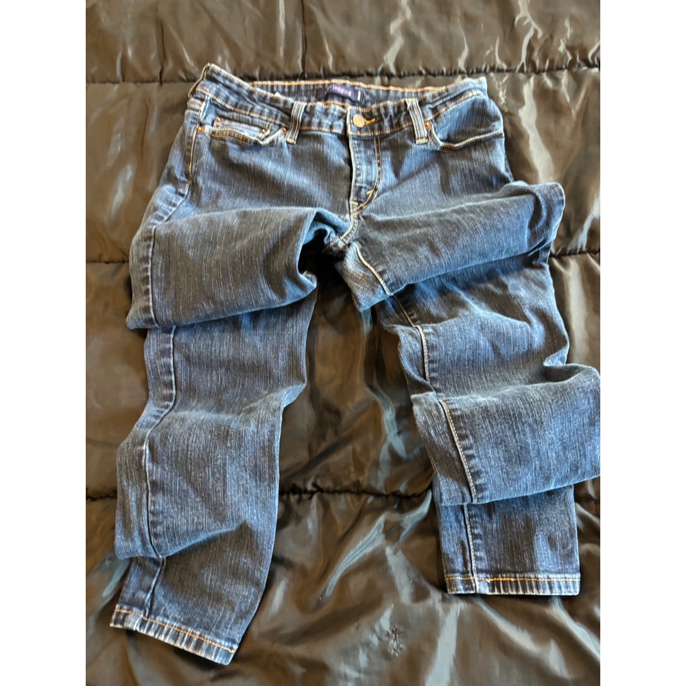 Levis 535 Legging Jeans Womens 13 Medium Wash Skinny Denim Blue Stretch Pants